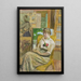 Le modèle à la rose - Édouard Vuillard — quadro incorniciato alla parete