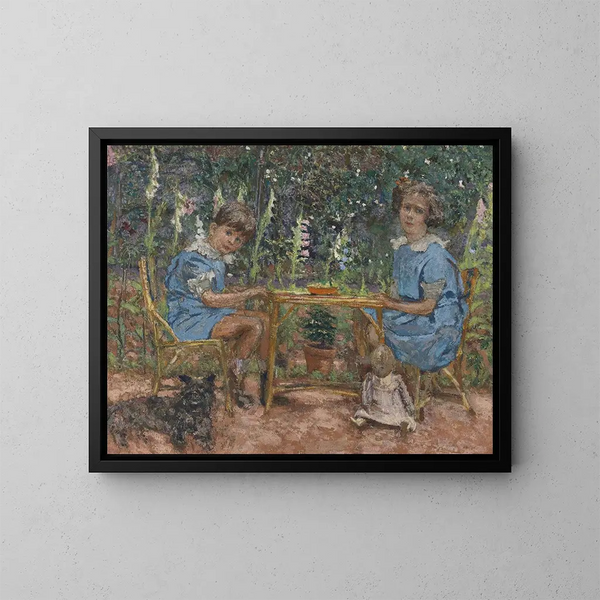 I bambini Bassiano - Édouard Vuillard — quadro incorniciato alla parete