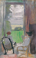 Lucy Hessel et Jeanne Strauss aux Étincelles - Édouard Vuillard — vista dell’opera