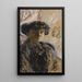 Madame Hessel in abito nero - Édouard Vuillard — quadro incorniciato alla parete