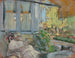 Madame Hessel che legge sulla terrazza del Clos Cézanne - Édouard Vuillard — vista dell’opera