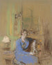 Madame Lucien Sauphar seduta nel suo salotto - Édouard Vuillard — vista dell’opera