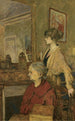 Madame Vuillard e Annette rue de Calais - Édouard Vuillard — vista dell’opera