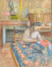 Madame Vuillard che scrive a Vaucresson - Édouard Vuillard — vista dell’opera