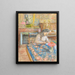 Madame Vuillard che scrive a Vaucresson - Édouard Vuillard — quadro incorniciato alla parete