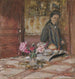 Madame Vuillard con berretto alla Closerie des Gents - Édouard Vuillard — vista dell’opera
