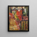Madame Vuillard in vestaglia rossa - Édouard Vuillard — quadro incorniciato alla parete