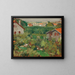 Maisonnettes in un recinto - Édouard Vuillard — quadro incorniciato alla parete