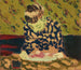 Marie si china sul suo lavoro - Édouard Vuillard — vista dell’opera