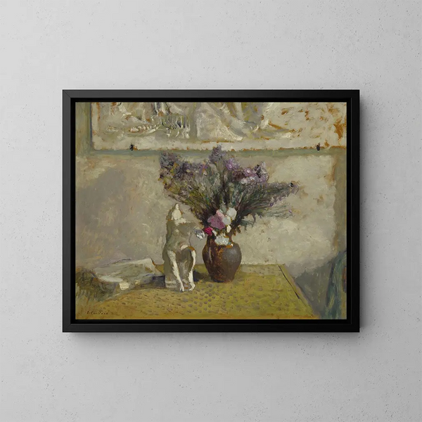 Nature morte con Léda - Édouard Vuillard — quadro incorniciato alla parete