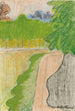 Paesaggio di strada con alberi - Édouard Vuillard — vista dell’opera
