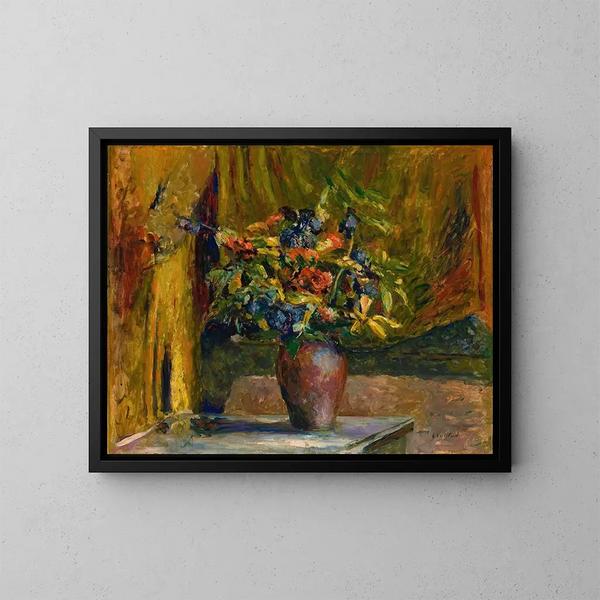 Piedi di anatra e gerani - Édouard Vuillard — quadro incorniciato alla parete