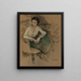 Ritratto di Irène Montanet (Conflitto di casi) - Édouard Vuillard — quadro incorniciato alla parete
