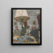 Sotto la Grande Lampada Saint-Jacut - Édouard Vuillard — quadro incorniciato alla parete
