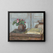 La scatola di pittura degli artisti e delle rose di spuma - Édouard Vuillard — quadro incorniciato alla parete