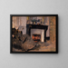 La Cheminée - Édouard Vuillard — quadro incorniciato alla parete