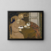Due donne che bevono caffè - Édouard Vuillard — quadro incorniciato alla parete