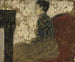 Donna seduta nell'angolo del camino - Édouard Vuillard — vista dell’opera