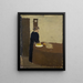 Donna in nero - Édouard Vuillard — quadro incorniciato alla parete