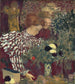 Donna in abito a righe - Édouard Vuillard — vista dell’opera