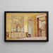 Donna in un Interno Madame Hessel aux Clayes - Édouard Vuillard — quadro incorniciato alla parete