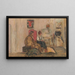 Yvonne Printemps nella sua cabina - Édouard Vuillard — quadro incorniciato alla parete