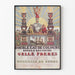Poster vintage doppio Eau de Cologne Royale rettificata - Gellé Frères