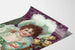 Poster vintage Coca-Cola 5 centes con ritratto femminile elegante