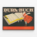 Poster vintage DURA-BUCH Libro di Contabilità Permanente — quadro incorniciato alla parete