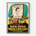 Poster vintage Western Durand delle Terre Maledette di Buck Jones