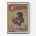 Poster vintage Cuore E. De Amicis - Illustrazione romantica