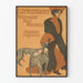 Poster vintage Pellicce E e O Merzbacher a Monaco