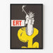 Poster decorativo Eat di T. Ungerer - Poster d'arte contemporanea