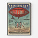 Poster vintage Eden Concert Enl'vez l'Ballon
