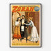 Poster vintage Zorah pezzo romantico di Edwin Arden
