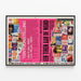 Poster Vintage Una traccia sul muro 1963-1983 Artem Legrand — quadro incorniciato alla parete