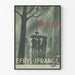 Poster pubblicitario vintage influenza EFRYL IFRANOL
