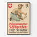 Poster vintage del Festival di tiro federale svizzero 1904 St. Gallen