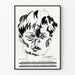 Poster vintage medico Bambino Mongoloide Dr E. Peiffer