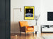 Poster vintage satellite - English Communicates The Future