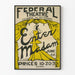 Poster vintage teatro Federal Theatre Enter Madam