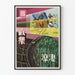 Poster vintage cinese di intrattenimento e riflessioni profonde