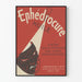 Poster vintage Ephedrocure Olio per vie respiratorie