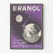 Poster vintage ERANOL iodato colloidale libero per enfisema