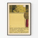 Poster Vintage Prima Esposizione Artisti Austriaci Secessione