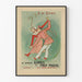 Poster vintage À la Cigale con Esmée e Fred Pascal