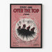 Poster vintage della canzone 'Every-One Over The Top' con soldati in marcia