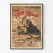 Poster vintage escursione Mont Saint-Michel Chemins de Fer de l'Ouest