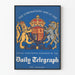 Poster vintage Daily Telegraph - Incoronazione di Giorgio VI 1937
