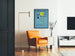 Poster vintage esposizione materiali per artisti